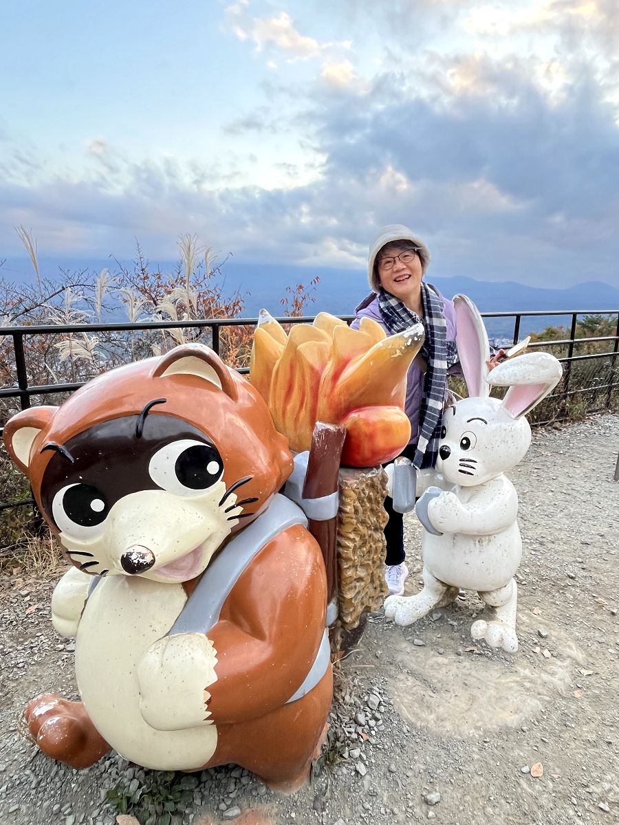 日本追楓趣（31）河口湖之搭乘纜車上天上山公園